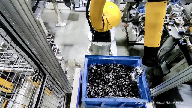 random bin picking of inner races-automotive